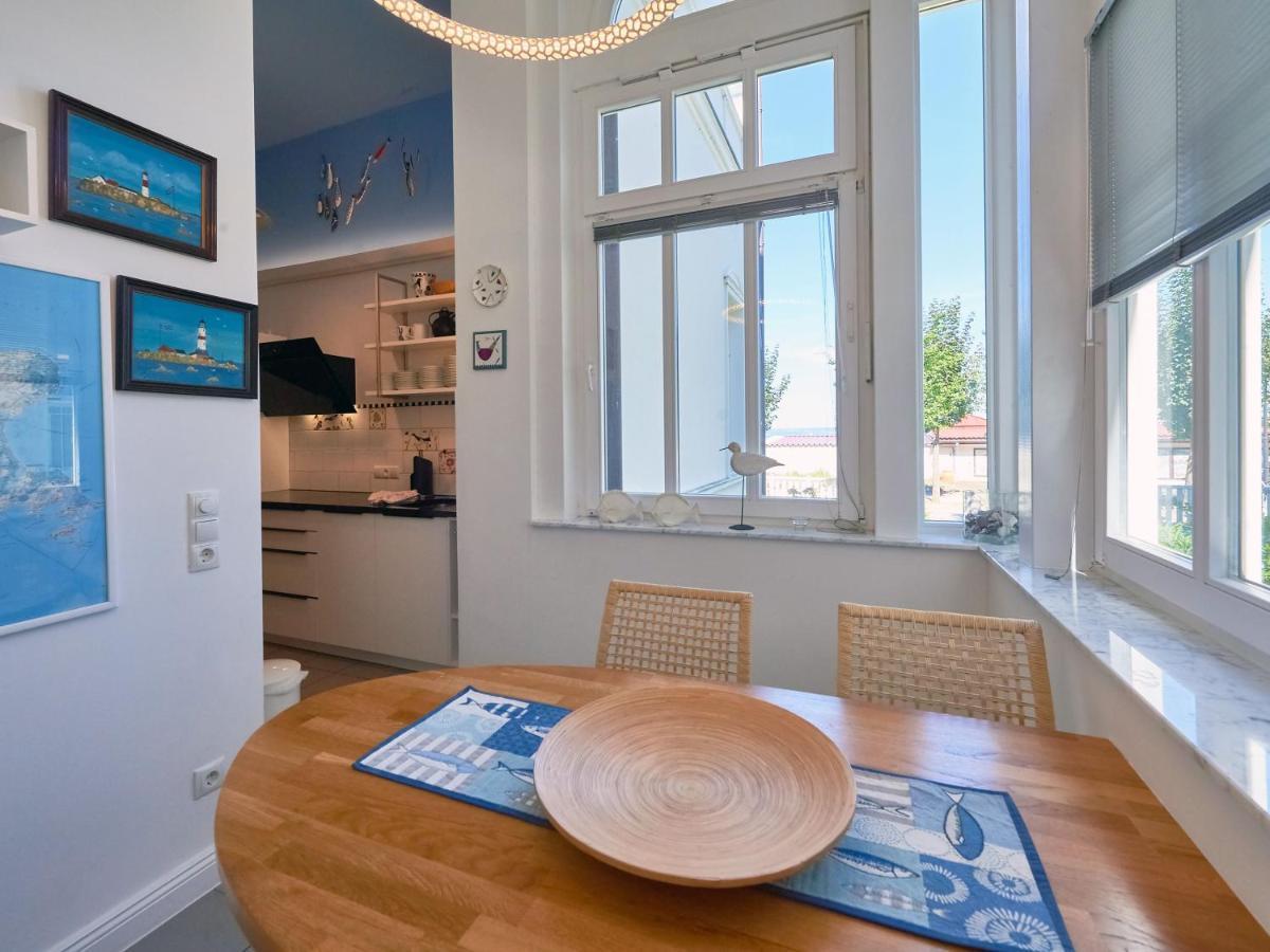 Villa Strandeck In Binz - Wg 1 Mit Meerblick, Terrasse, Wintergarten Exterior foto